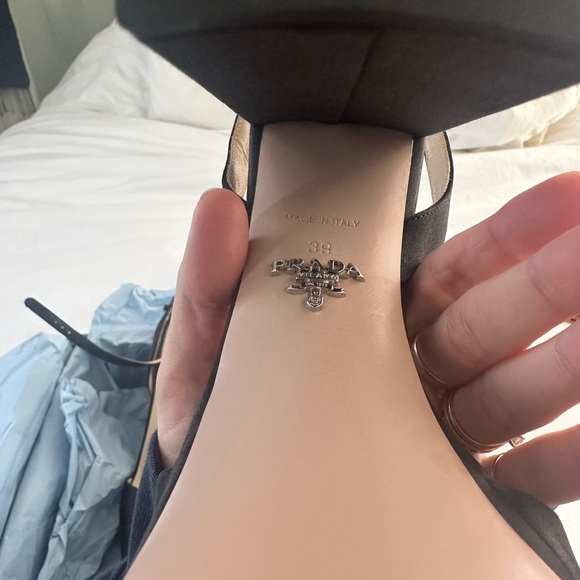 Prada Platform Satin Heel- black - Picture 5 of 8